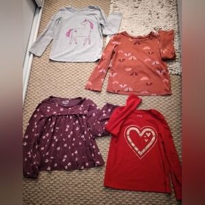 (4) long sleeve tops